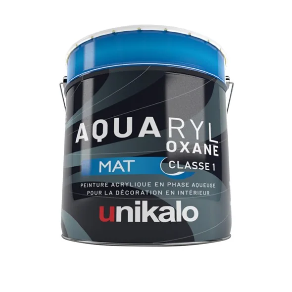 Pot de peinture Aquaryl Oxane Mat Unikalo utilisé au plafond