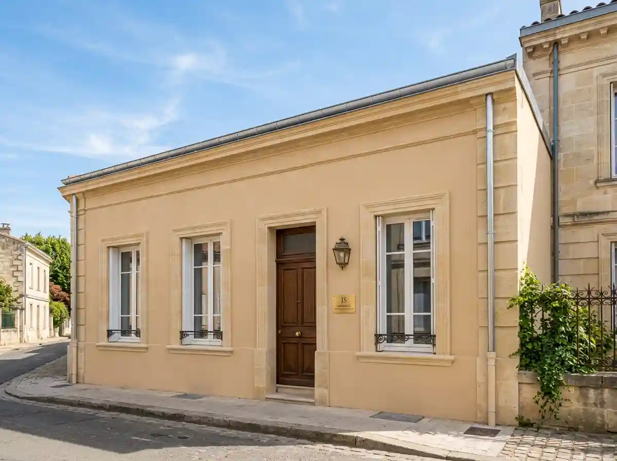Ravalement façade en pierre à Mérignac — nettoyage et hydrofuge JS Ambiance Peinture
